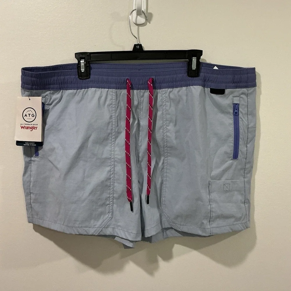 Wrangler All Terrain Gear ATG Womens Tide Short Size XXL NWT Gorpcore ColorBlock